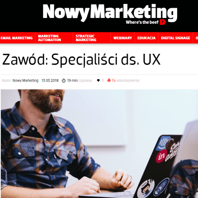 Zawód: Specjaliści ds. UX (Kariera w marketingu)