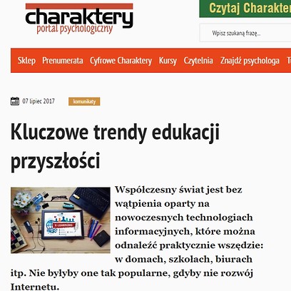 Kluczowe trendy edukacji przyszłości