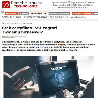 Jak brak certyfikatu SSL może zagrozić Twojemu biznesowi?